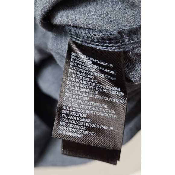 The North Face Men's Short Sleeve Size Large Dark Gray Button Up Shirt Design - Picture 3 of 7